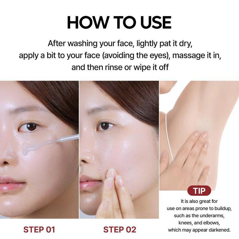 Dr.Melaxin Peel Shot Glow Rice Ampoule Duo – Gentle Exfoliator for Glowing Smooth Skin | Blackhead & Whitehead Care
